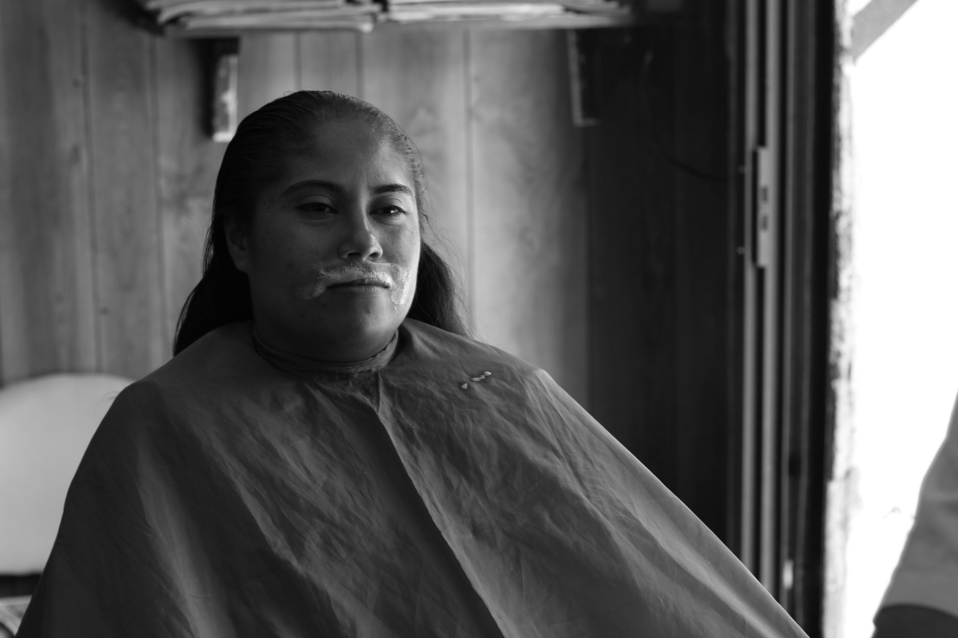 Retrato de Sofía Rentería, barbera senior en Navaoro