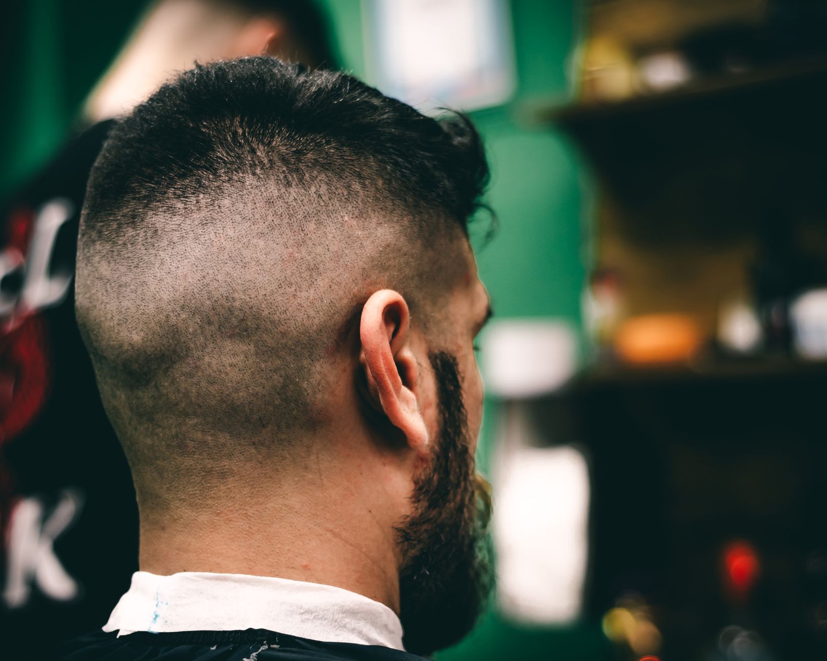 Nuca con corte degradado
