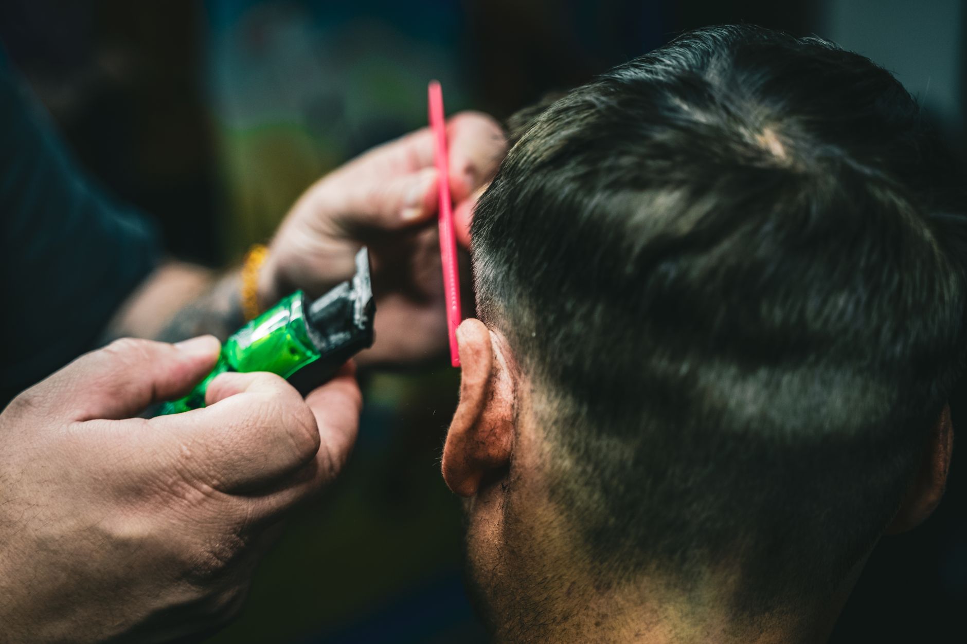 Corte pompadour clásico